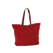 Prada Vintage Pre-owned Nylon totevskor Red, Dam