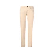 Incotex Blå Division Mascarpone Jeans Beige, Herr