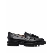 Stuart Weitzman Svarta Moccasins för Kvinnor Black, Dam