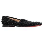 Christian Louboutin Pre-owned Pre-owned Mocka lgskor Black, Dam