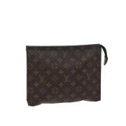 Louis Vuitton Vintage Pre-owned Canvas louis-vuitton-vskor Brown, Dam