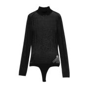 Khaite Svart Bodysuit för Kvinnor Black, Dam