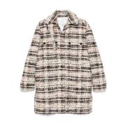 Giambattista Valli Ivory Multi Coat för kvinnor Beige, Dam