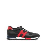 Hogan Casual Multifärgade Trainers med lädersula Black, Herr