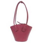 Bottega Veneta Vintage Pre-owned Laeder axelremsvskor Red, Dam