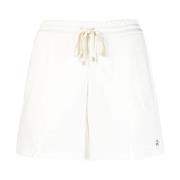 Lorena Antoniazzi Vit Casual Bomull Sweatshorts White, Dam