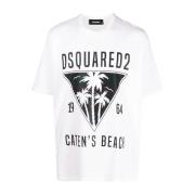 Dsquared2 Logo T-shirt White, Herr