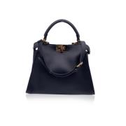 Fendi Vintage Pre-owned Laeder handvskor Black, Dam