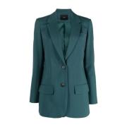 Joseph Grön Ull Casual Blazer Jacka Green, Dam