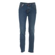 Jacob Cohën Nick Super Slim Medium Blue Jeans Blue, Herr