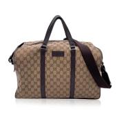 Gucci Vintage Pre-owned Canvas gucci-vskor Beige, Dam