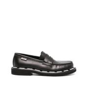 Moschino Svart Elegant Stängda Loafers Black, Dam