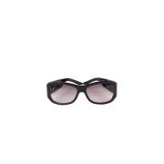 Dior Vintage Pre-owned Tyg solglasgon Black, Dam