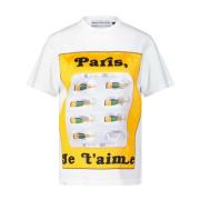 Bastille Bomull Print T-shirt White, Dam