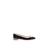 Roger Vivier Lackläder Ballerinaskor med Viv Choc Spänne Black, Dam