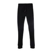 Paul & Shark Svart Stickad Joggingbyxor Black, Herr