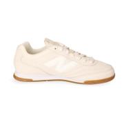 New Balance Lågprofil Mocka och Mesh Sneaker Beige, Dam