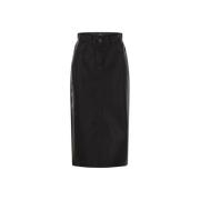 Max Mara Stilren Canga Kjol Black, Dam