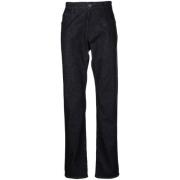 Giorgio Armani Elegant Blå Straight Jeans Blue, Herr