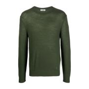 Jil Sander Elegant Grön Ulltröja Green, Herr