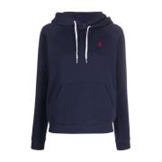 Polo Ralph Lauren Blå Casual Hoodie Tröja Blue, Dam