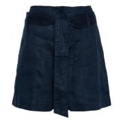 Ralph Lauren Daviana platta framsidan shorts Blue, Dam