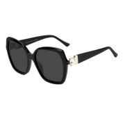 Jimmy Choo Svart Acetat Dam Solglasögon Black, Dam