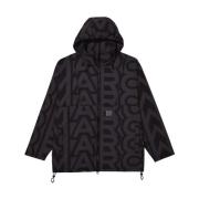 Marc Jacobs Svart Ripstop Casual Jacka Black, Dam