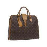 Louis Vuitton Vintage Pre-owned Canvas handvskor Brown, Dam