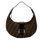 Fendi Vintage Pre-owned Canvas fendi-vskor Brown, Dam