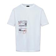 PS By Paul Smith T-shirt med tryck White, Herr