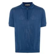 Corneliani Blå Casual Polotröja Blue, Herr