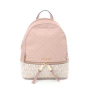 Michael Kors Pre-owned Pre-owned Canvas ryggsckar Pink, Dam