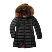 Blauer Hooded Down Jacket Kristin Black, Dam