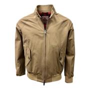 Baracuta Klassisk Harrington-jacka i Tan Beige, Herr