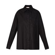 Liu Jo Studded Oversized Shirt Black, Dam