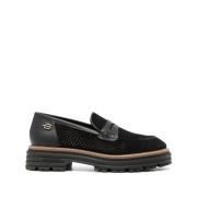 Baldinini Svart Elegant Stängd Mocassin Loafers Black, Dam