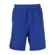 Dsquared2 Blå Casual Bomulls Shorts Blue, Herr