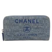 Chanel Vintage Pre-owned Tyg plnbcker Blue, Dam