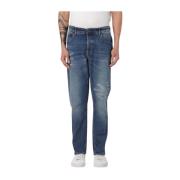 PT Torino Stretch denim jeans med avsmalnande passform Blue, Herr