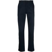 Vince Blå Chino Byxor Bomull Twill Elegant Blue, Herr