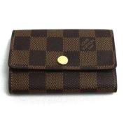 Louis Vuitton Vintage Pre-owned Canvas nyckelhllare Brown, Dam