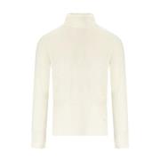 Manuel Ritz Kräm Turtleneck Jumper i Virgin Wool Beige, Herr