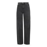 Roy Roger's Stiliga Denim Jeans Black, Dam