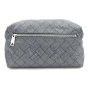 Bottega Veneta Vintage Pre-owned Tyg kuvertvskor Gray, Dam