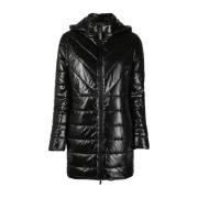 Calvin Klein Svart Vadderad Puffer & Dunjacka Black, Dam