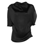 PINKO Avslappnad Svart Blus Black, Dam