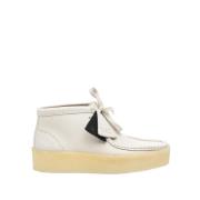 Clarks Vit Mocka Chukka Boot White, Dam