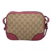 Gucci Vintage Pre-owned Canvas axelremsvskor Purple, Dam