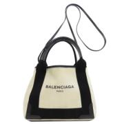 Balenciaga Vintage Pre-owned Canvas balenciaga-vskor Beige, Dam